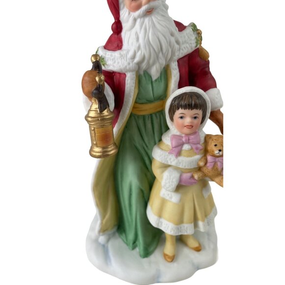 Avon Fine Collectibles 1995 Santa Claus Porcelain Figure Christmas Vintage - Picture 3 of 13